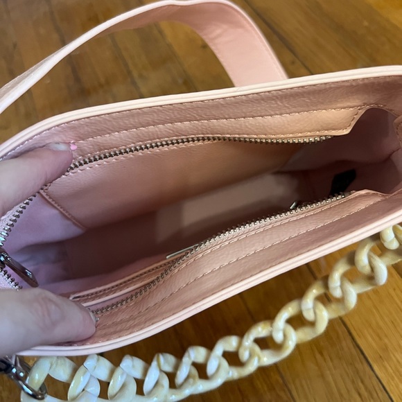 AMBLE NYLON RECYCLED SMALL PINK BAG - Picture 4 of 6